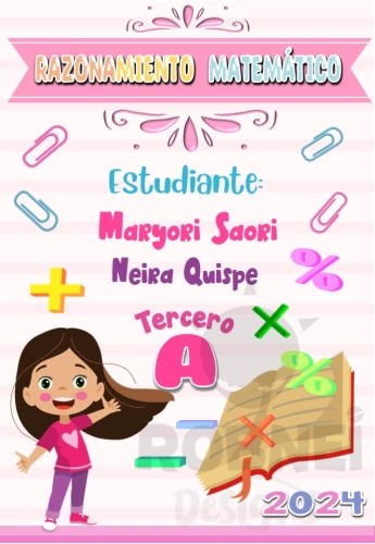 Razonamiento Matematico Caratula Rosa